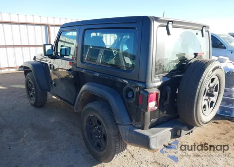 2023 Jeep Wrangler 2-Door Sport 4X4 z USA, uszkodzony, nr VIN 1C4HJXAG7PW687683